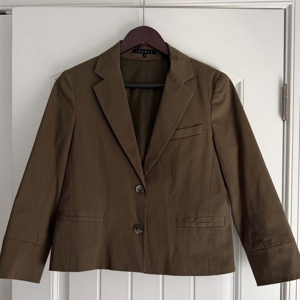 Theory Olive Women's Blazer